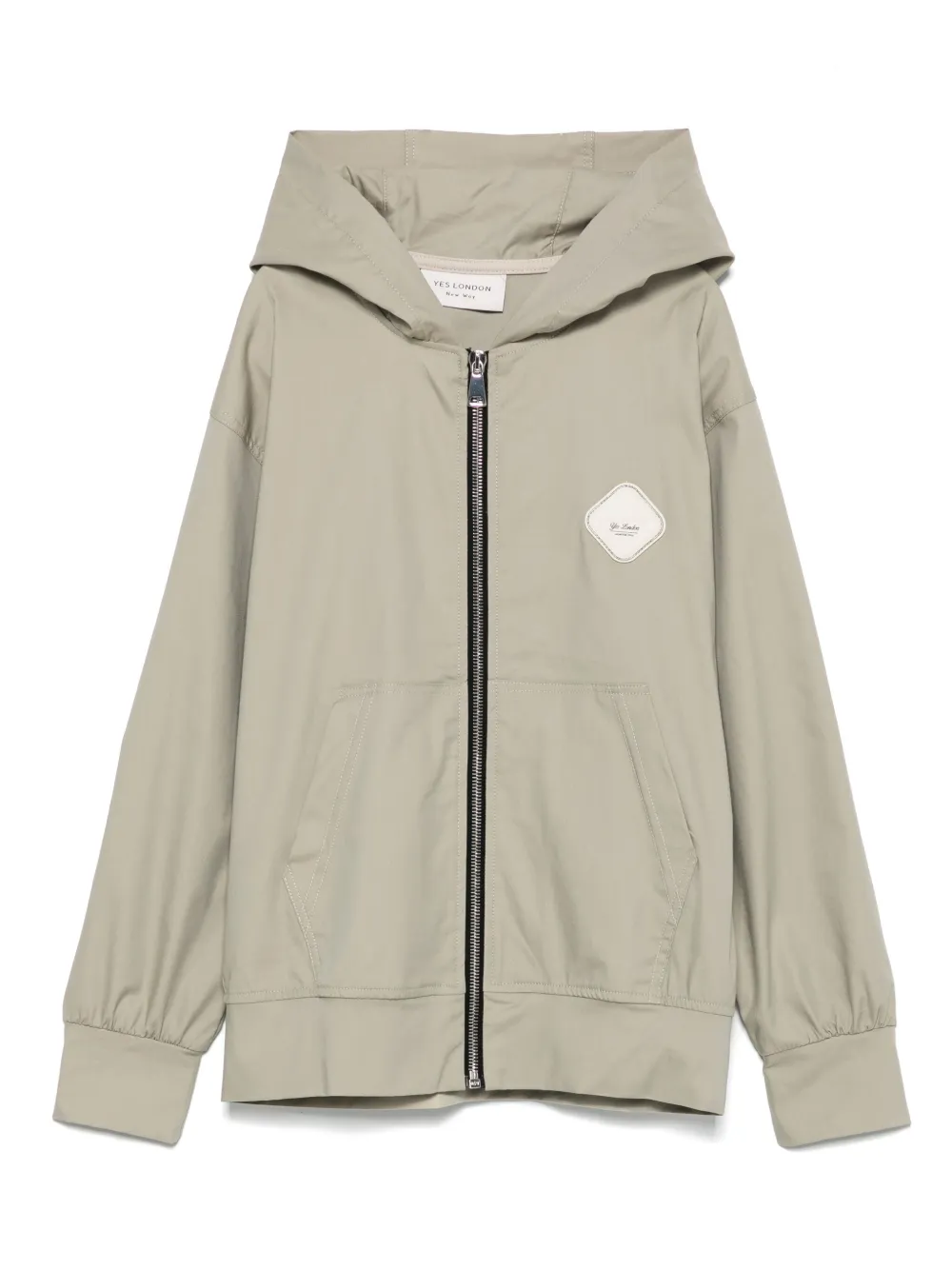 YES LONDON ロゴパッチ ジャケット - グリーン YES LONDON ロゴパッチ ジャケット - グリーン
