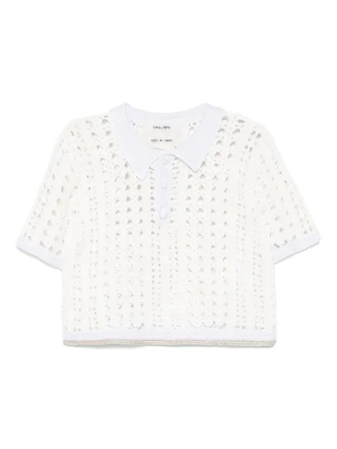 Forte Forte knitted polo top