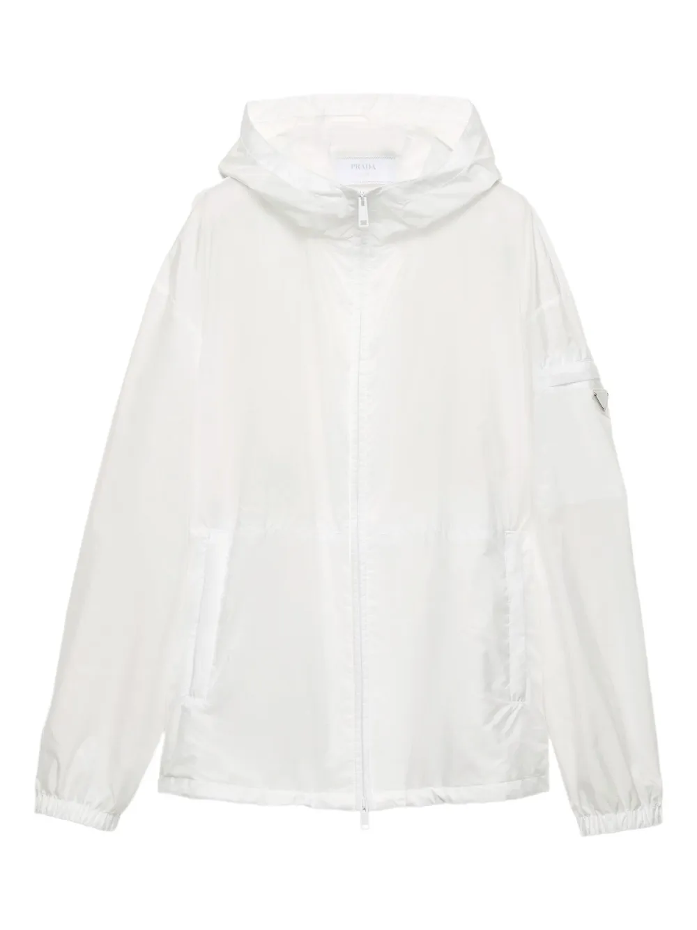 Prada logo-triangle jacket | White | Image 1