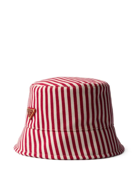 Prada striped bucket hat