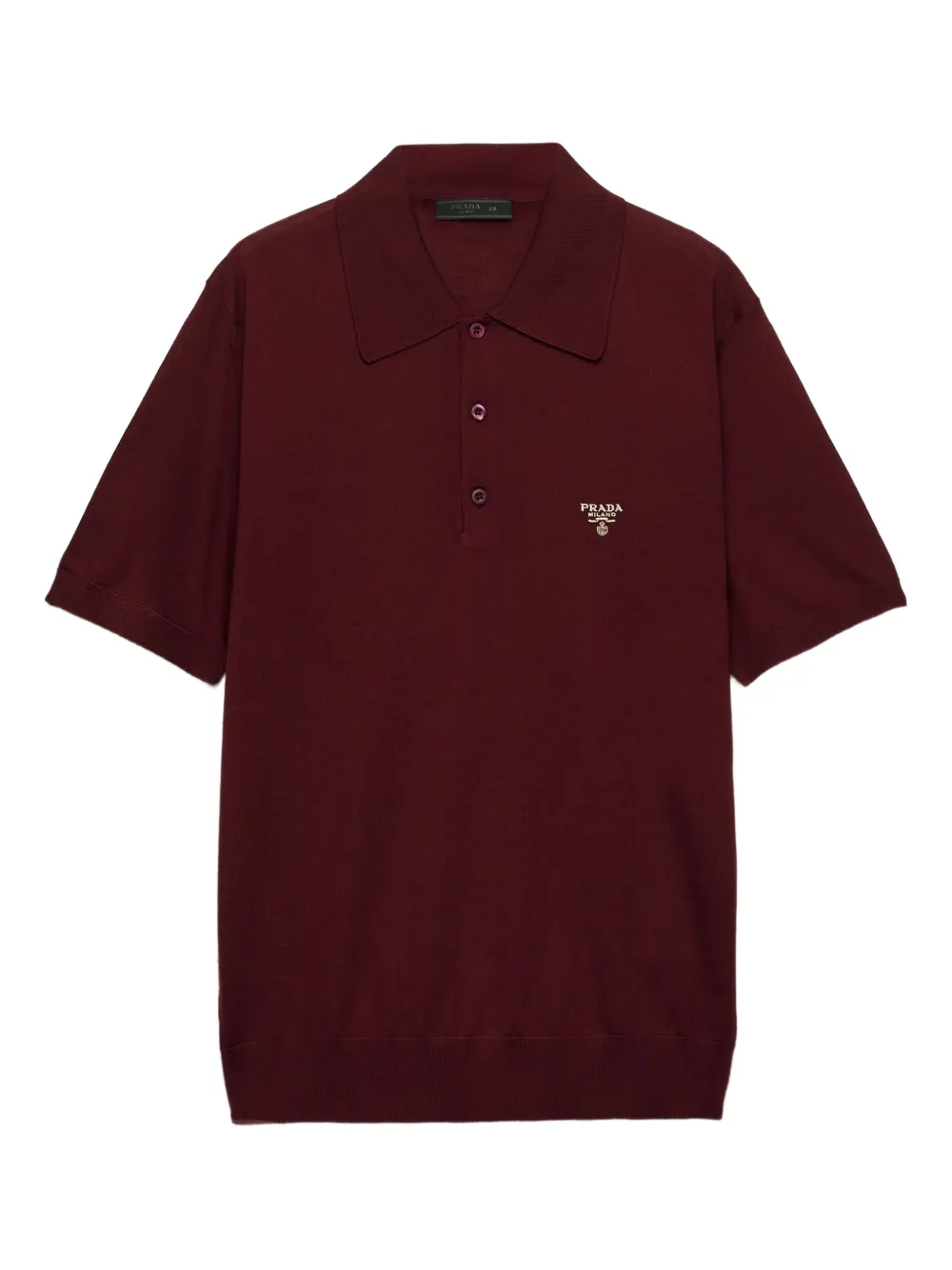 Prada Wollen poloshirt Rood