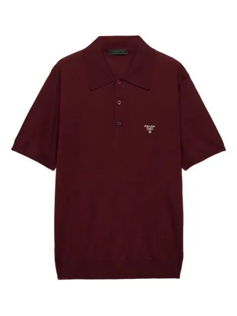 Prada wool polo shirt