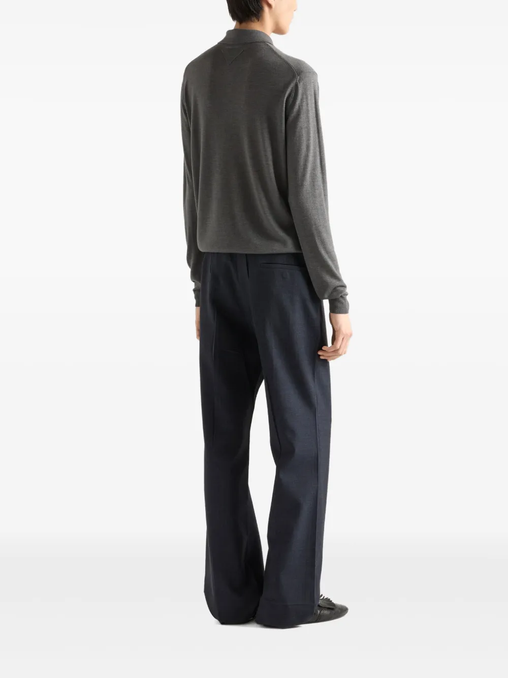 Prada Poloshirt van kasjmiermix Grijs