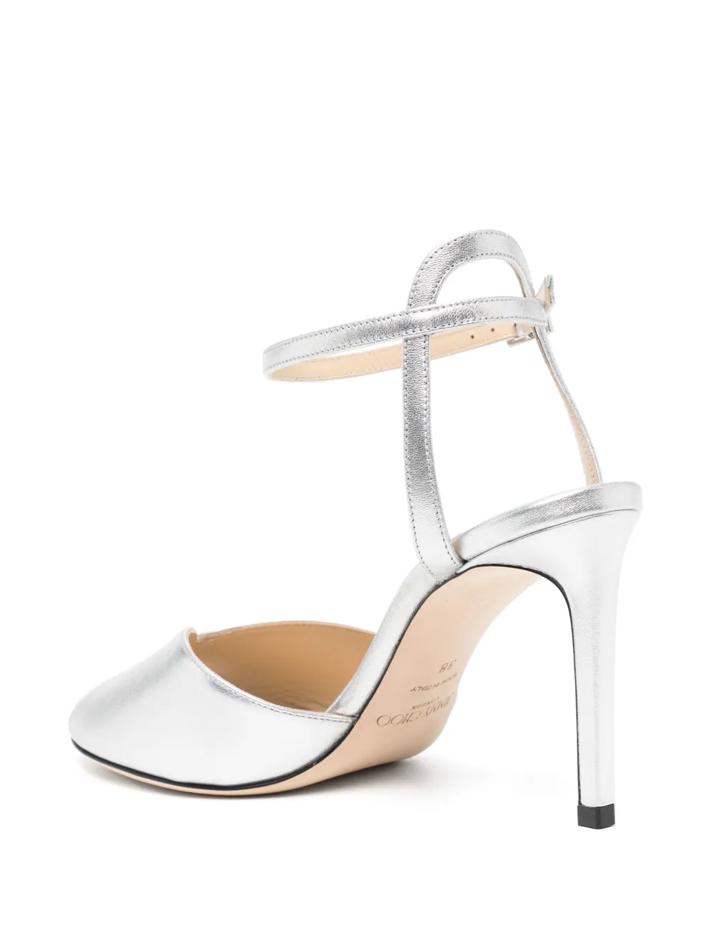Jimmy Choo 85mm Sacora sandals Silver