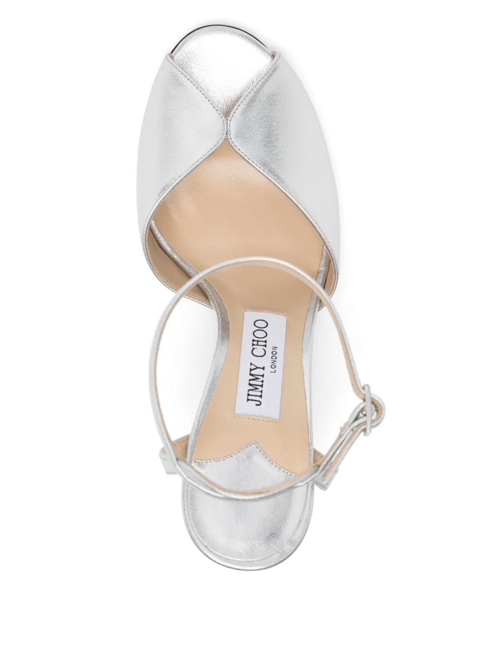 Jimmy Choo 85mm Sacora sandals Silver
