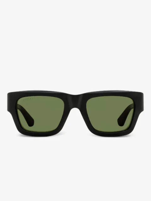 Gucci Eyewear Zonnebril met vierkant montuur