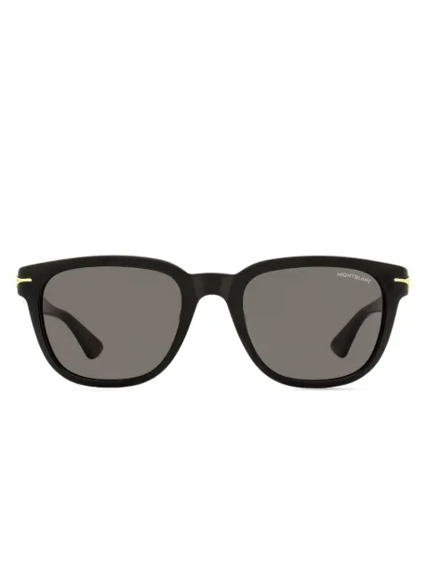 Montblanc lentes de sol con armazón cuadrada