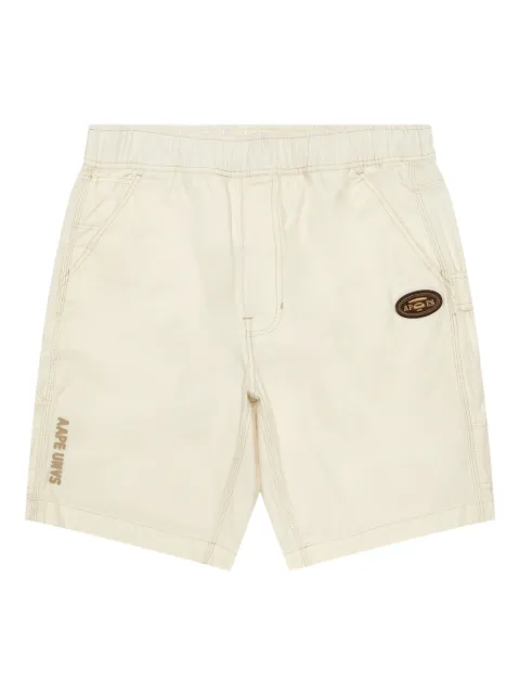 AAPE BY *A BATHING APE® bermudas con parche del logo