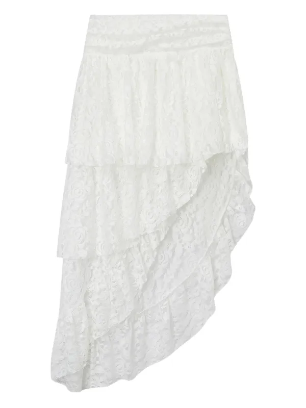 スカート epine lace asymmetry frill skirt white 29661997_58748472_600.jpg