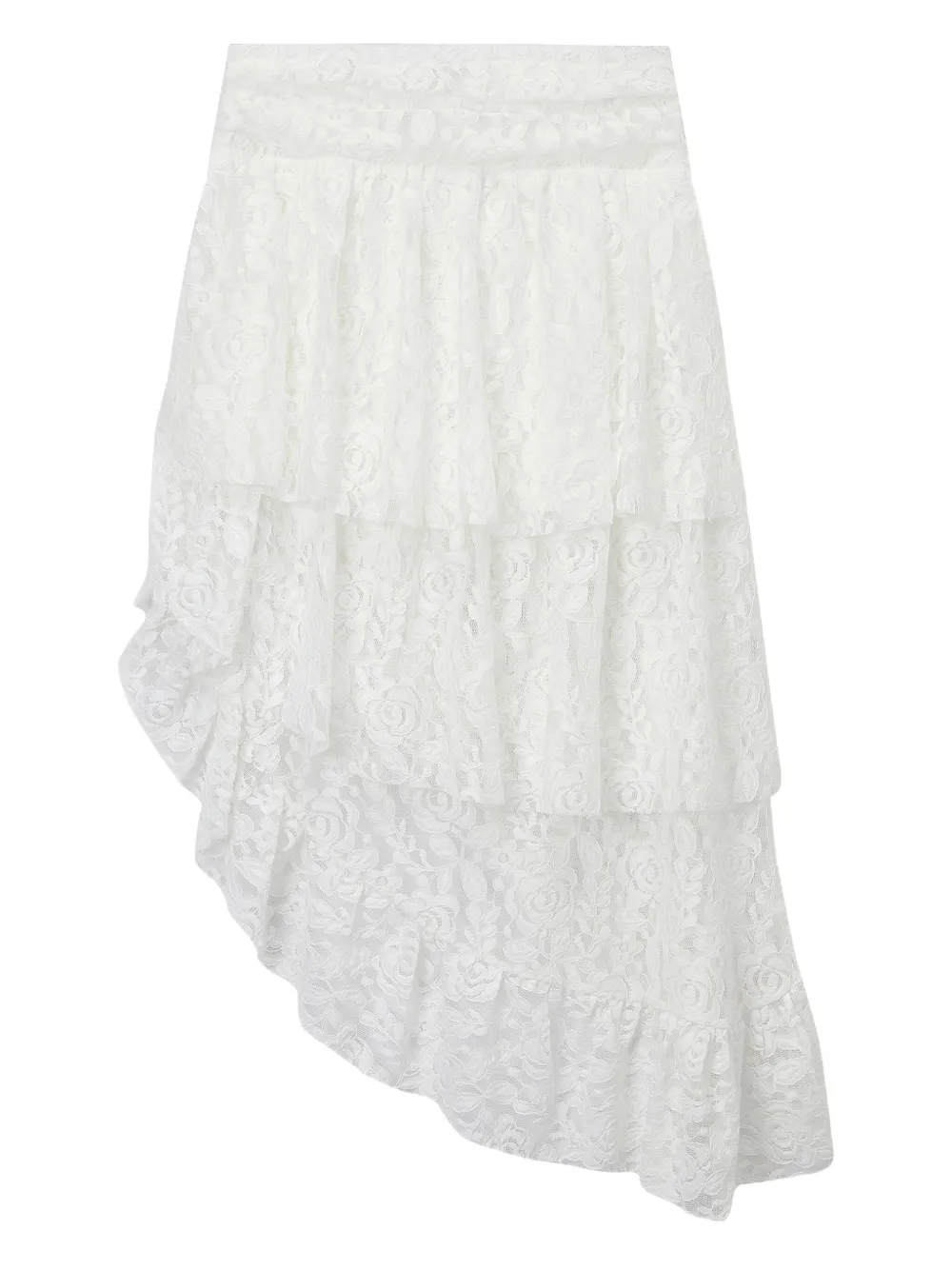 スカート epine lace asymmetry frill skirt white ADDISON SKIRT - WHITE LACE DETAIL – Rails
