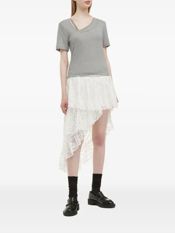 スカート epine lace asymmetry frill skirt white 29661997_58748472_600.jpg