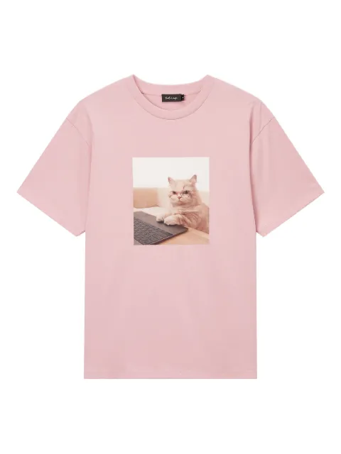 tout a coup playera con estampado gráfico