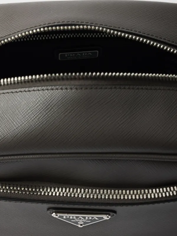 Prada Necessaire Com Zíper | Cinza | FARFETCH BR