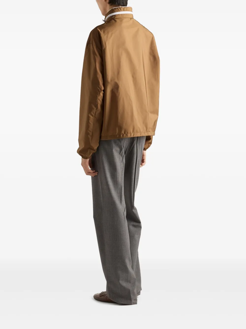 Prada Jack met rits Bruin