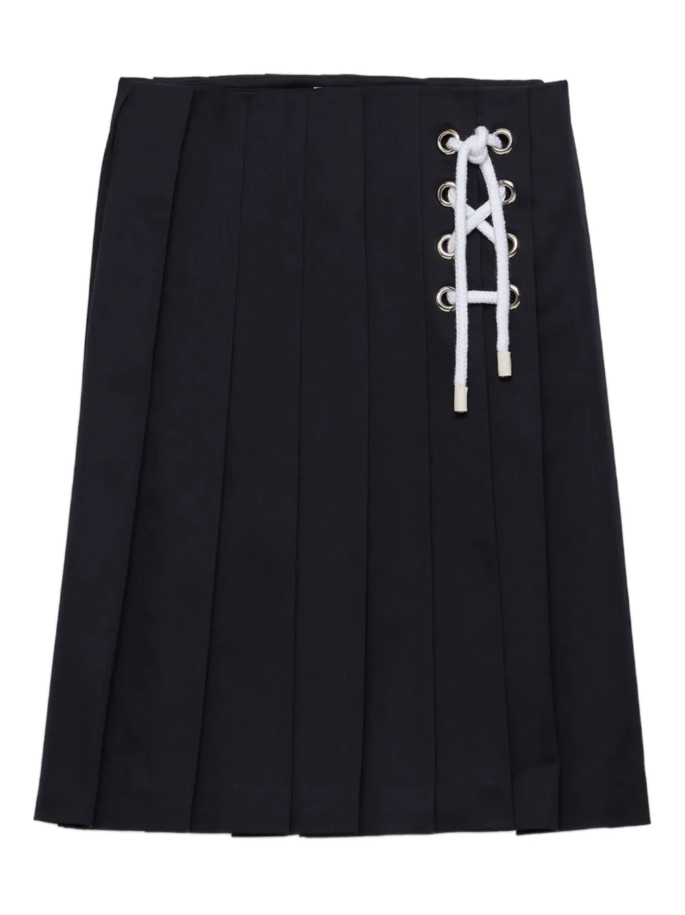 Prada Midi-plooirok Blauw