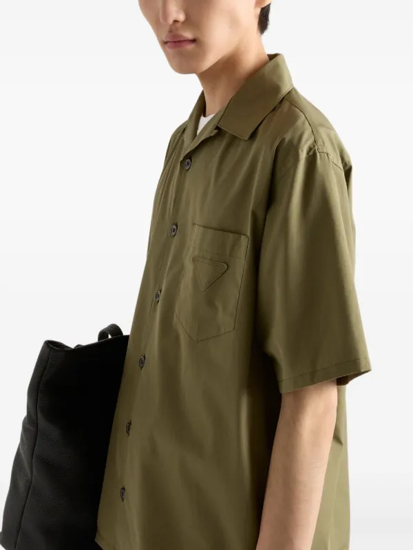 Prada Cotton Shirt | Green | FARFETCH