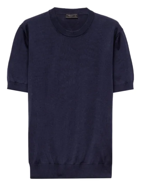 Prada Cotton crew-neck sweater