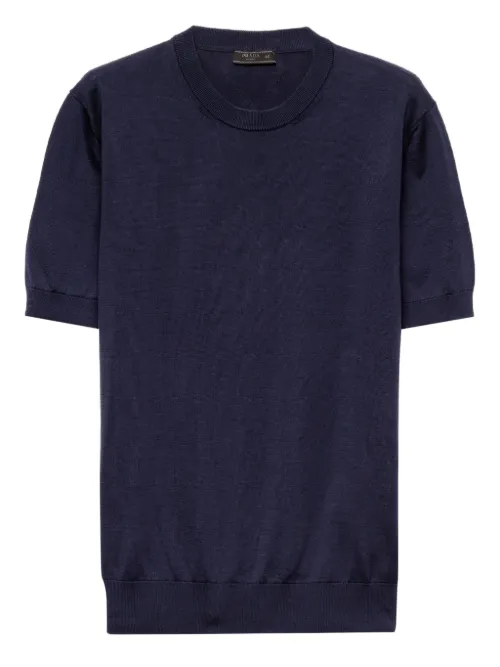 Prada t-shirt en coton - Bleu - Prada - Modalova