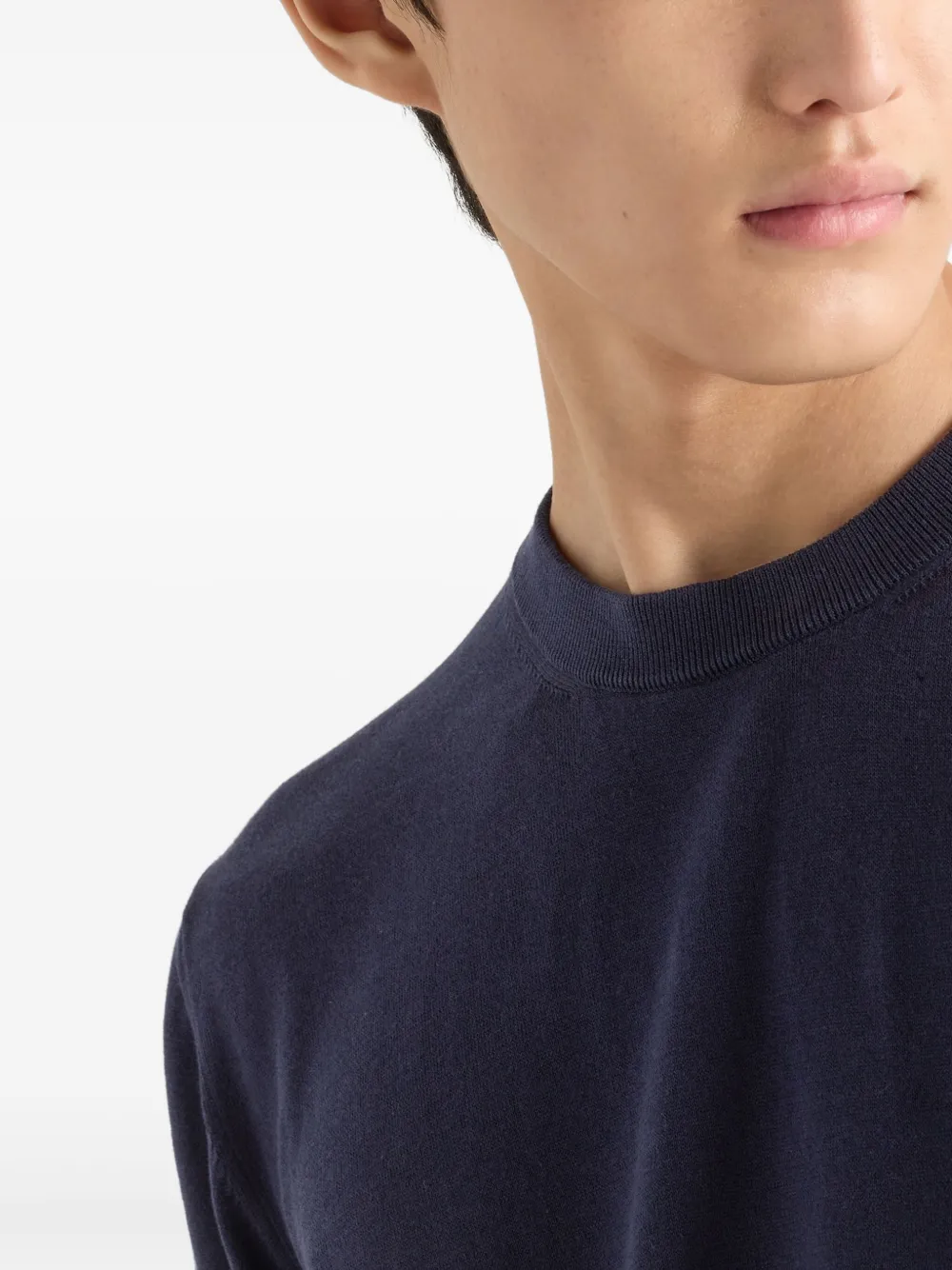 Prada Katoenen T-shirt Blauw