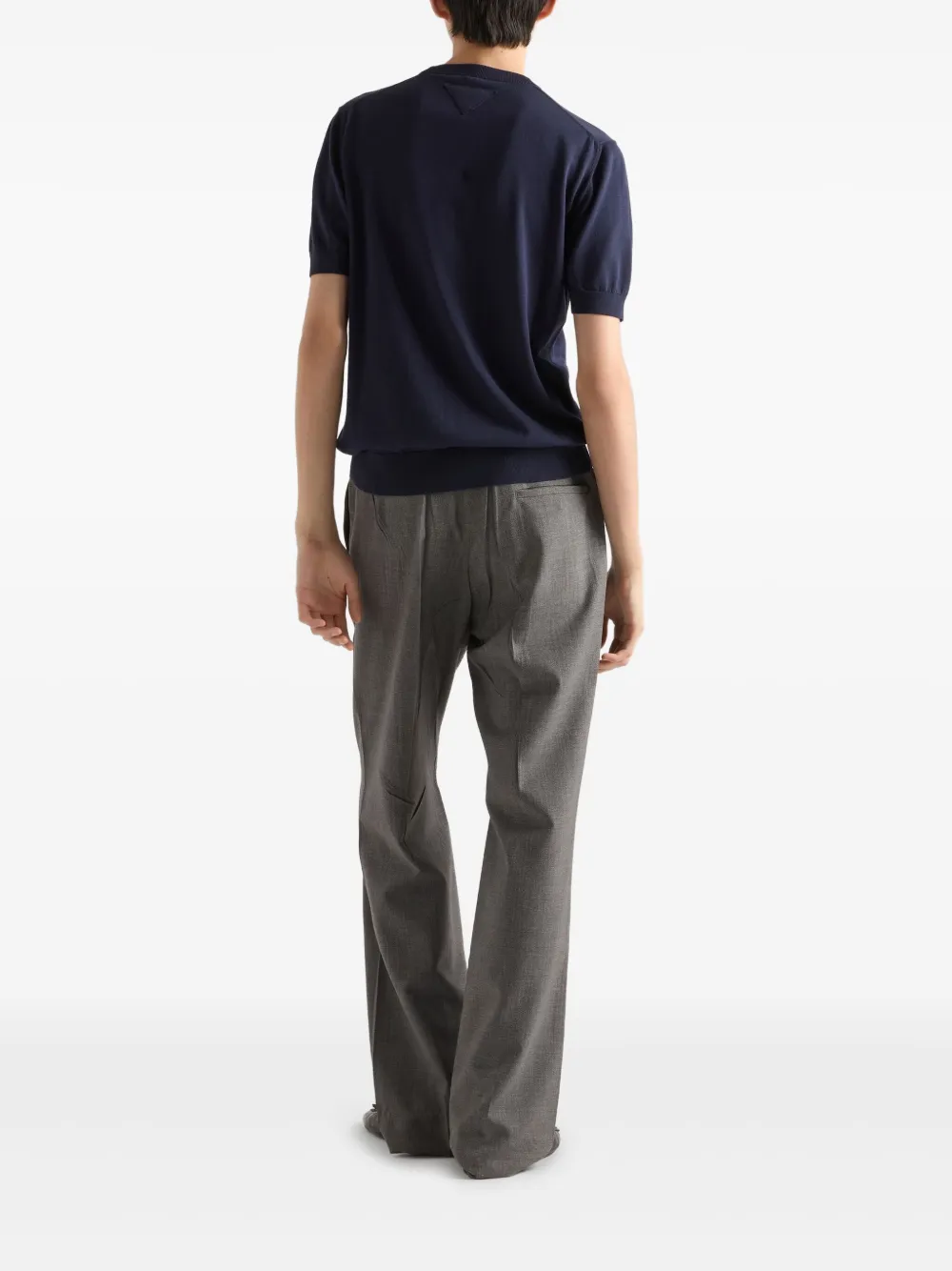 Prada Katoenen T-shirt Blauw