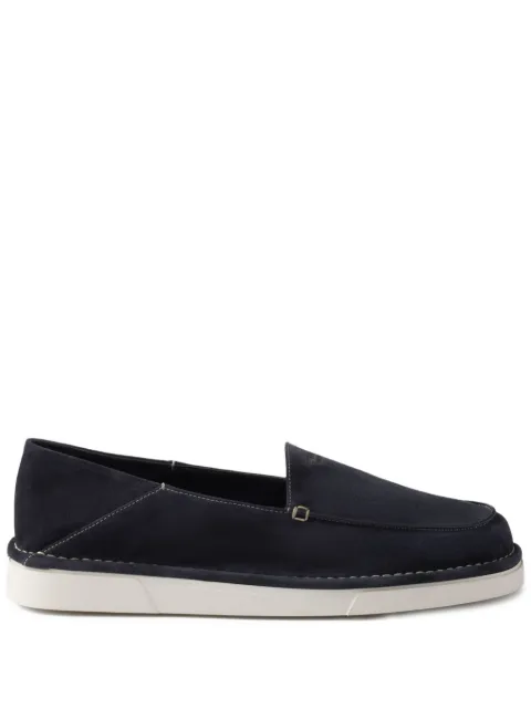 Prada mocasines slip-on de gamuza