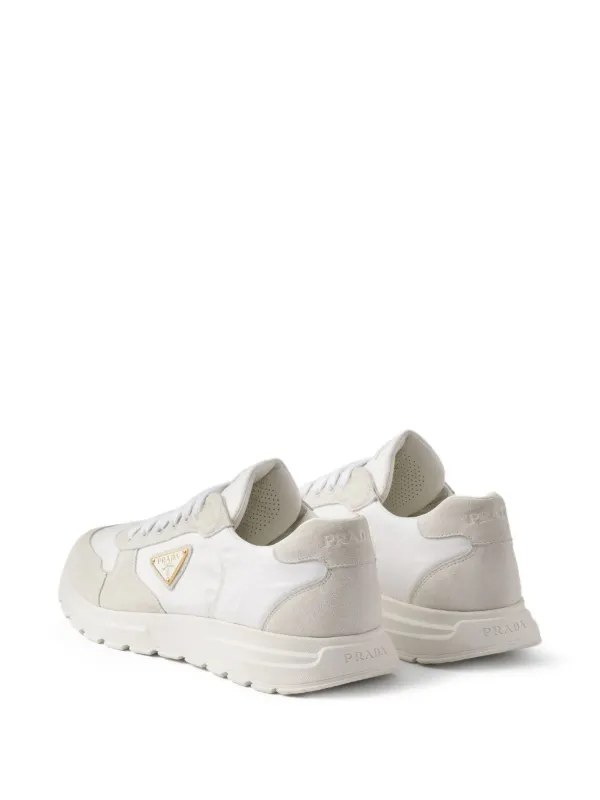 Prada Prax 2.0 logo-embellished Sneakers | White | FARFETCH CA