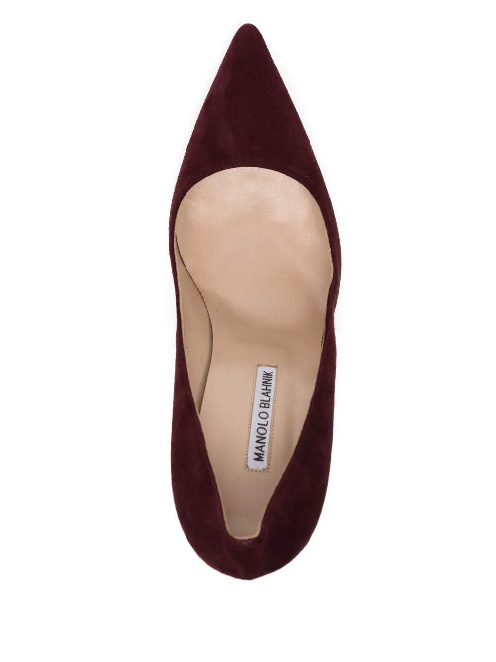 Manolo Blahnik Suède pumps Rood