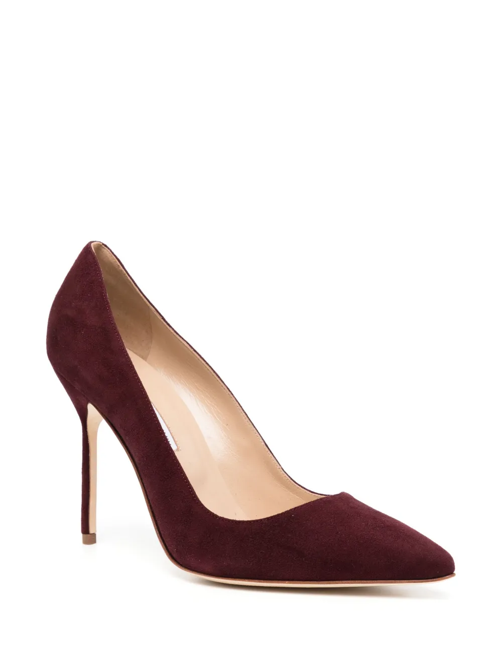 Manolo Blahnik Suède pumps - Rood