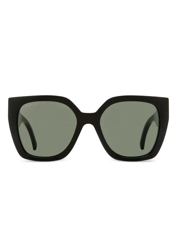 Gucci ブラック サングラス キャットアイ Gucci Eyewear キャットアイ サングラス | ブラック | FARFETCH JP