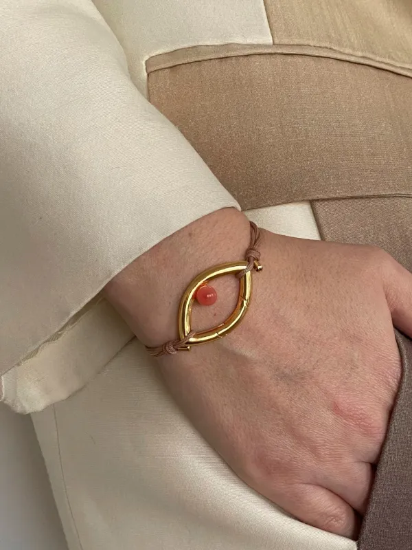Capsule Eleven x PANTONE bead-detailing Bracelet | Gold