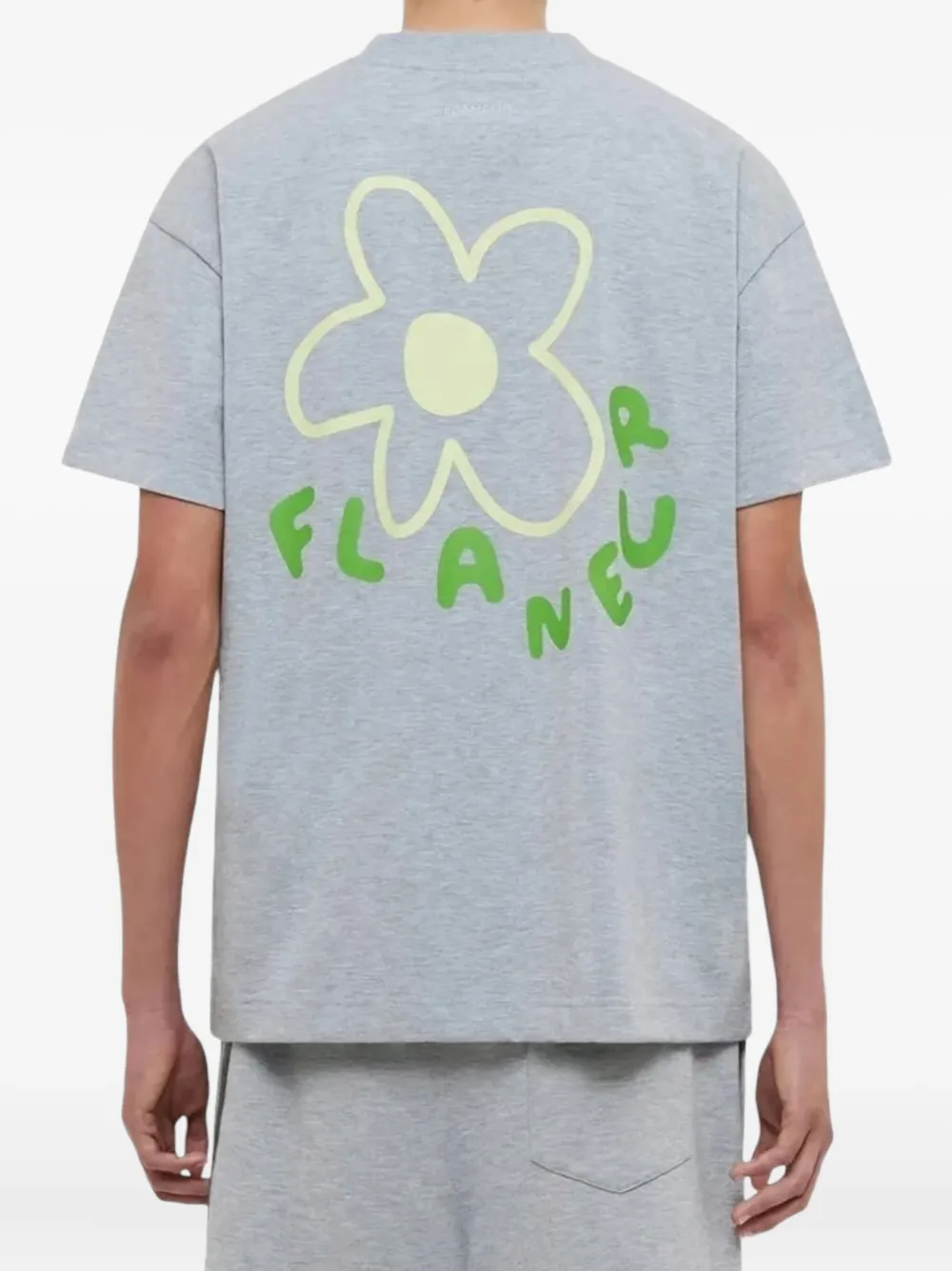 FLÂNEUR Blossom T-shirt Grijs