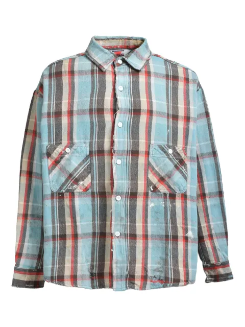 SAINT MXXXXXX camisa con estampado de cuadros