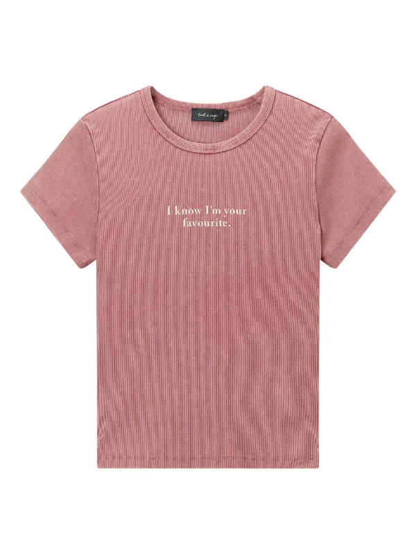 Tout a Coup スローガン Tシャツ | ピンク | FARFETCH JP