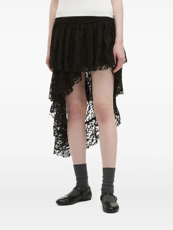 épine lace asymmetry frill skirt épine lace asymmetry frill skirt Asymmetrical Lace Skirt