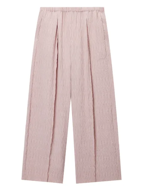 tout a coup pleated wide-leg trousers