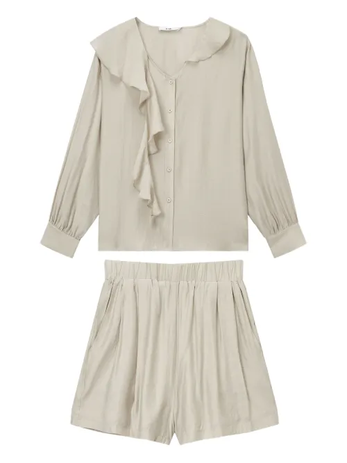 Ensemble blouse-short à volants - b+ab - Modalova