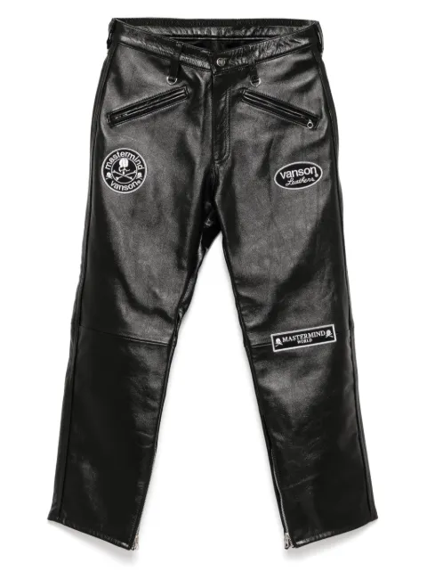 Mastermind World pantalones con parche del logo