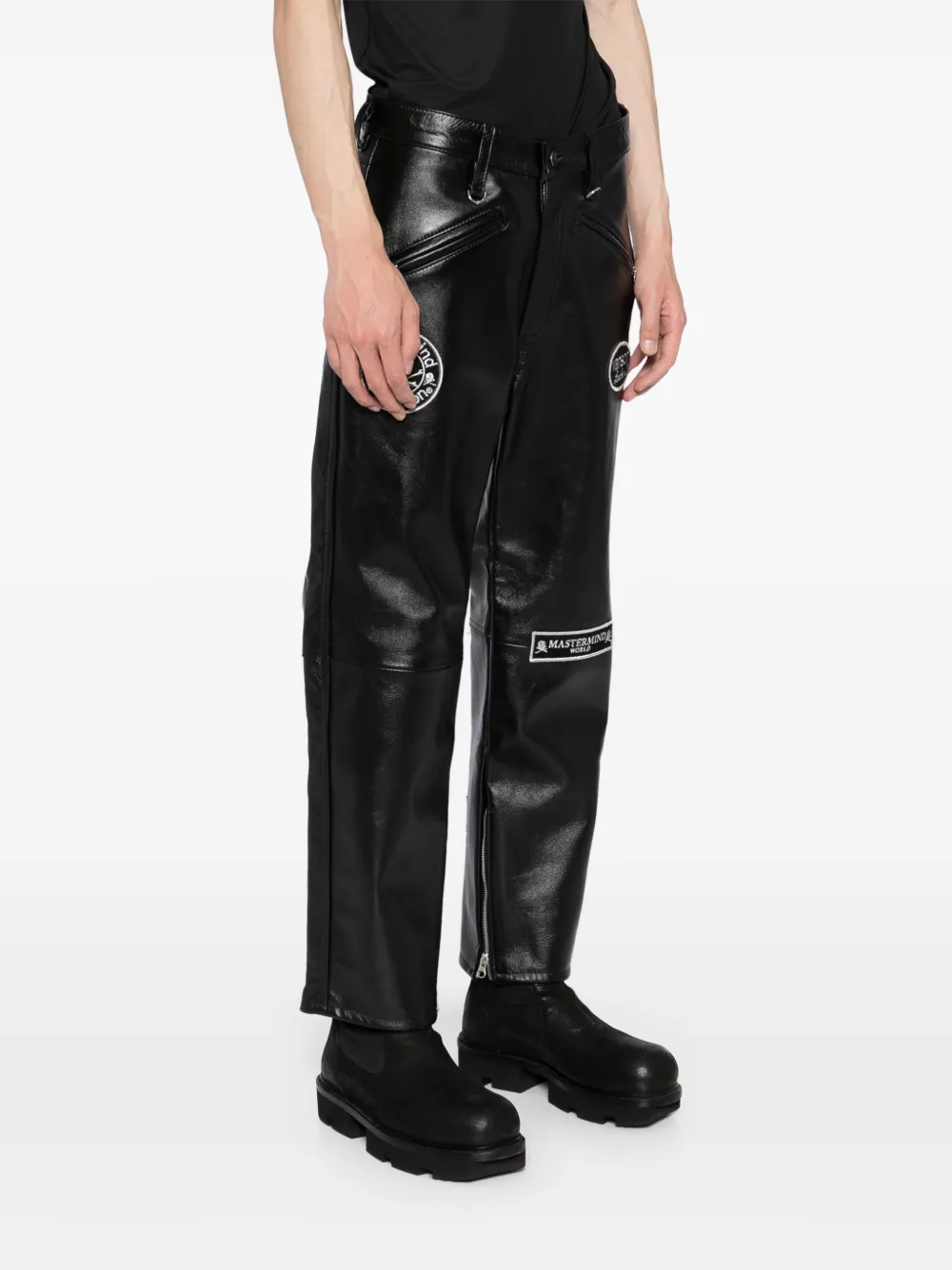 Mastermind World Broek met logopatch Zwart