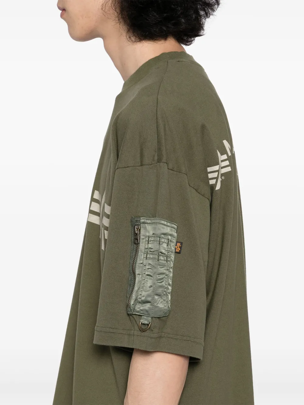 Mastermind World T-shirt met logoprint Groen