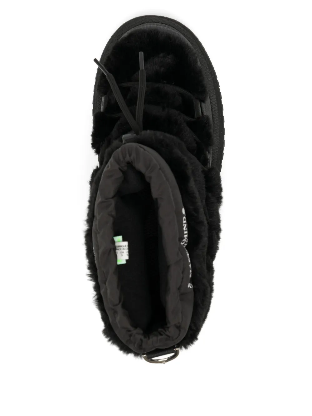 Mastermind World Bower hi-fur boots Black