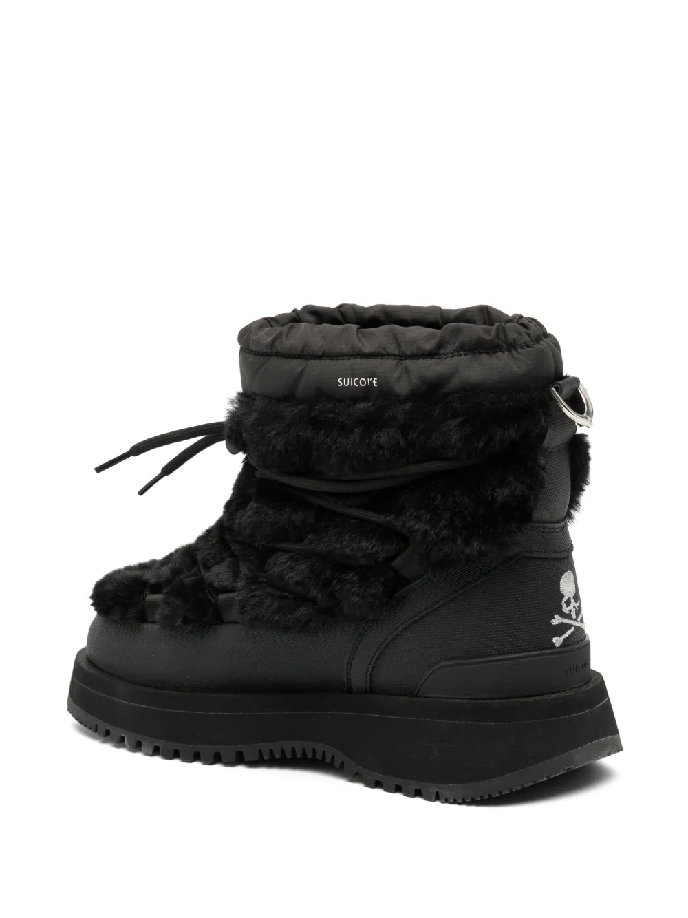 Mastermind World Bower hi-fur boots Black