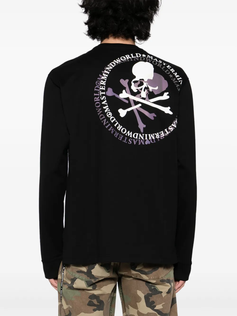 Mastermind World T-shirt met logoprint Zwart