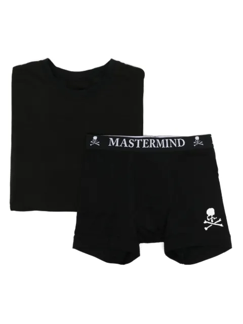Mastermind World logo-patch t-shirt and boxer set
