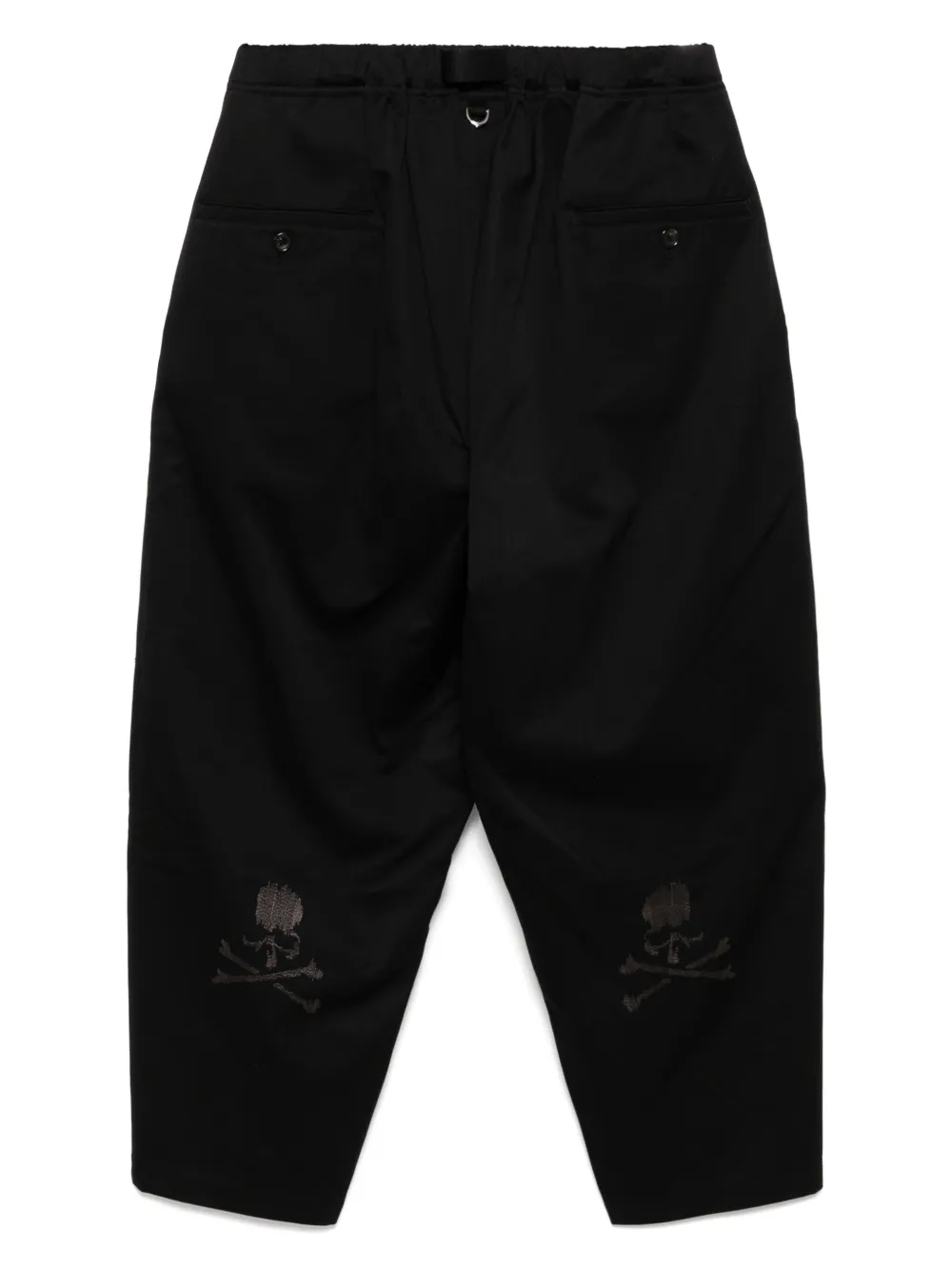 Mastermind World Broek met geborduurd logo - Zwart