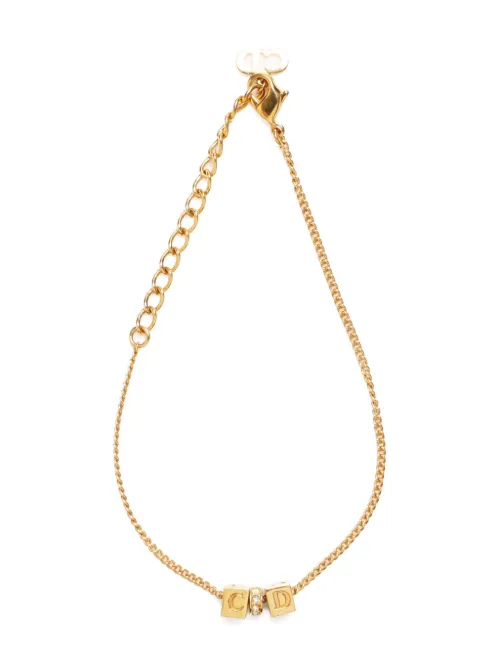 Bracelet à pendentif logo (1990-2010) - Christian Dior Pre-Owned - Modalova