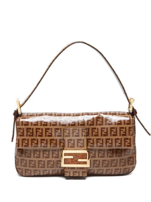 Sac porté épaule à motif Zucchino (années 2000-2020) - Fendi Pre-Owned - Modalova