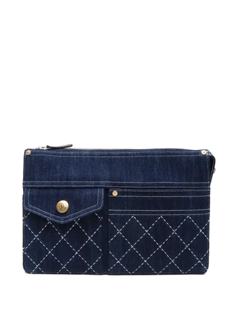 CHANEL Pre-Owned bolsa de mano de mezclilla 2019-2020
