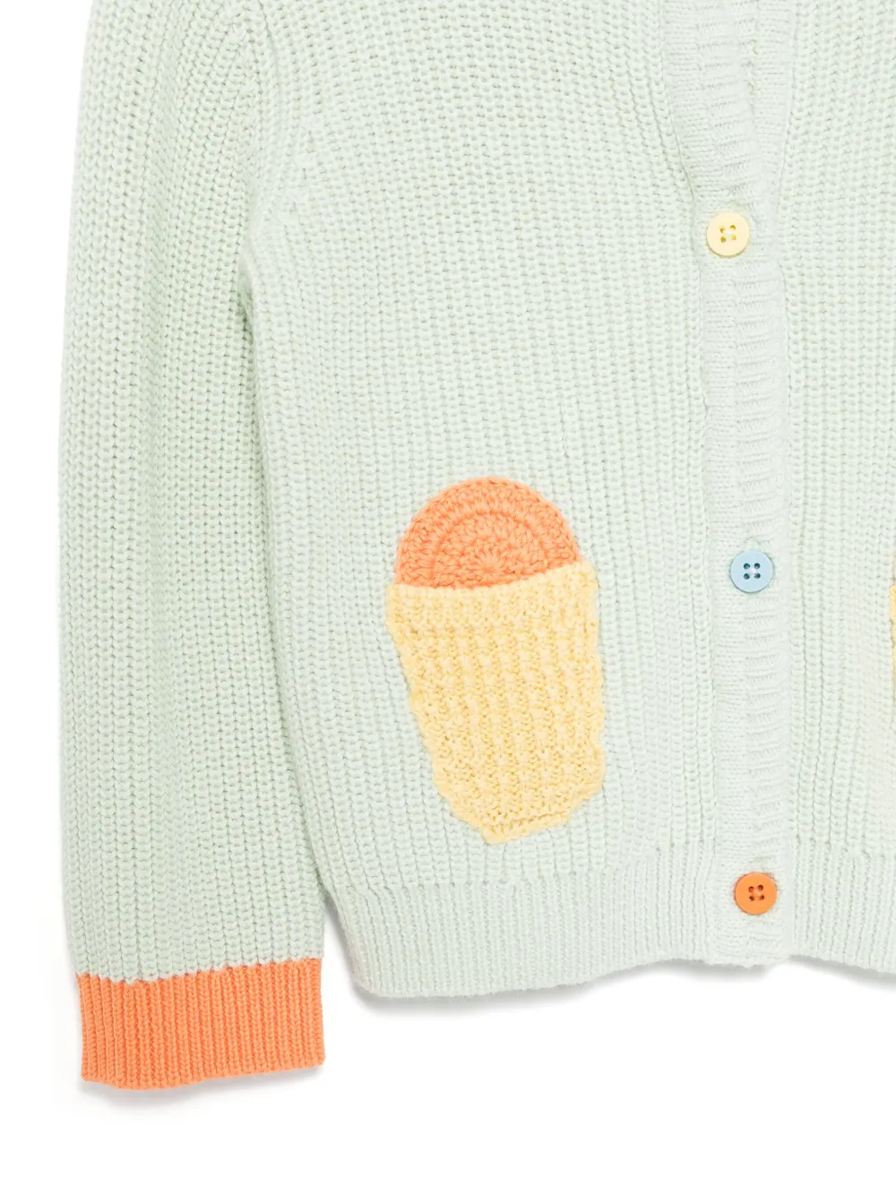 Stella McCartney Kids Button-up vest Groen