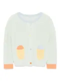 Stella McCartney Kids button-up cardigan - Green