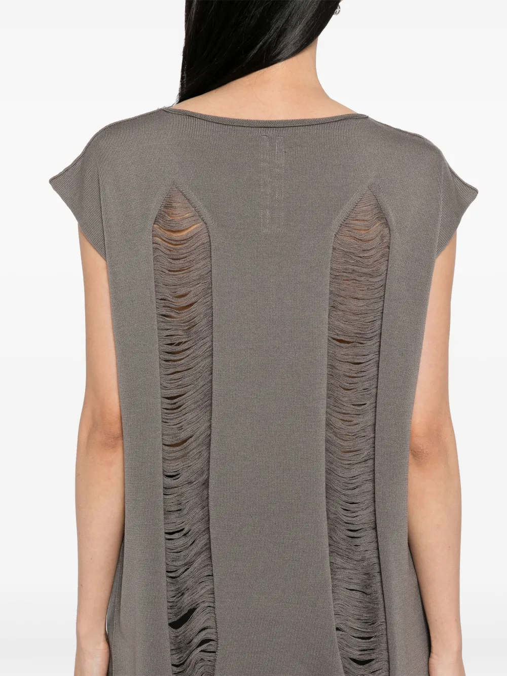 Rick Owens Mouwloze top Grijs